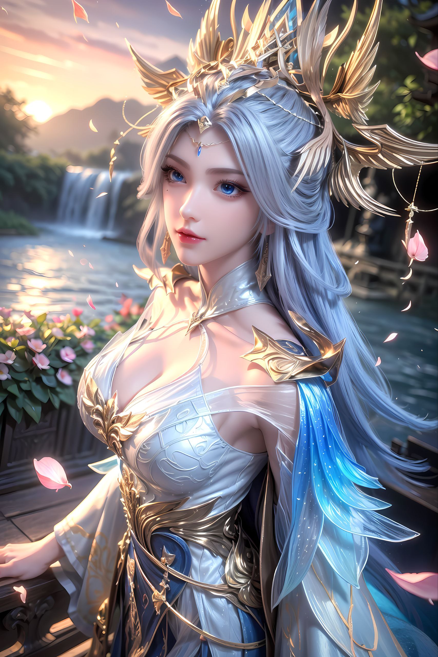 如潮水般涌